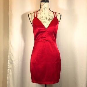 Windsor Satin Red Dress